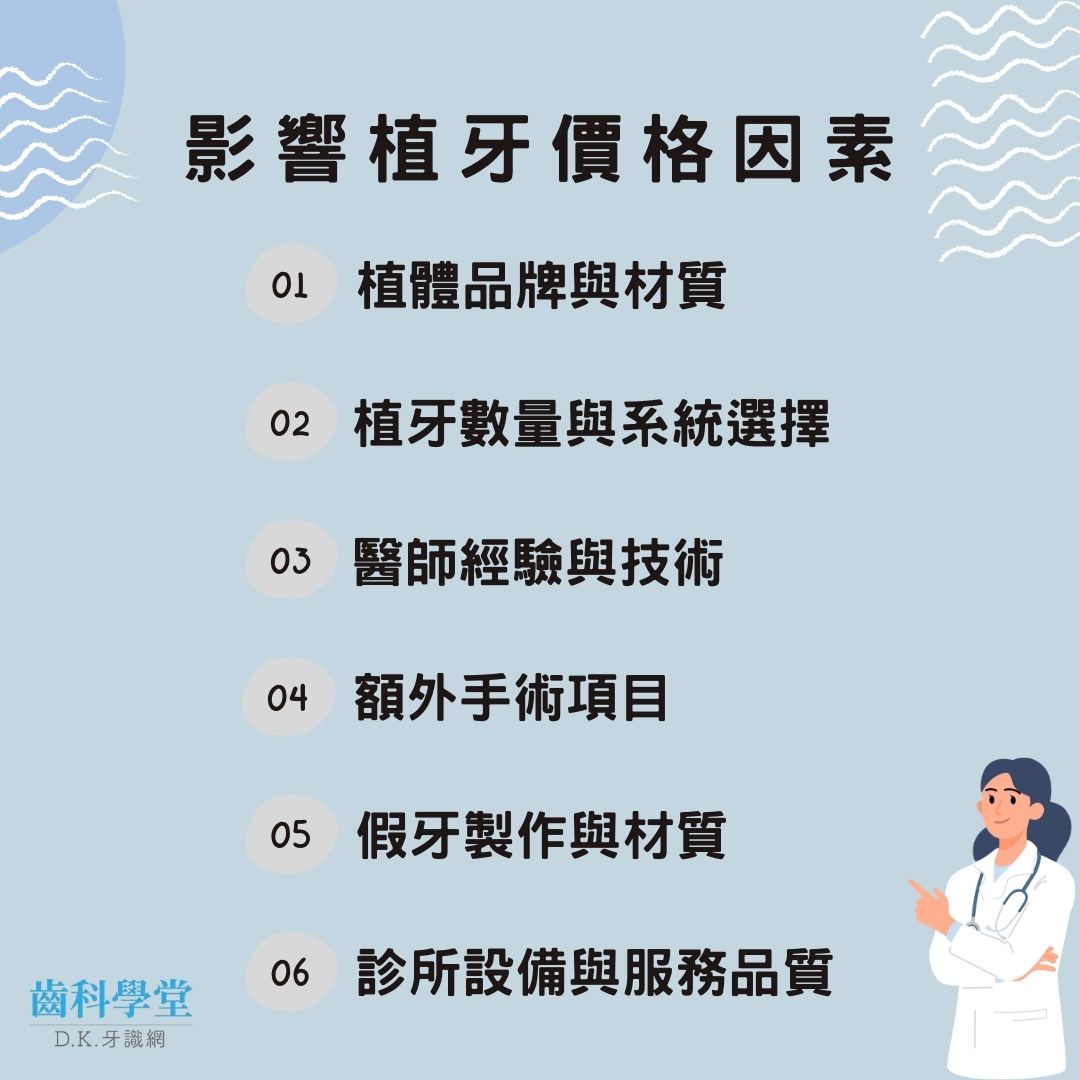 全口植牙費用很貴嗎?全口植牙費用組成一次看 1 常見植牙縫線脫落原因