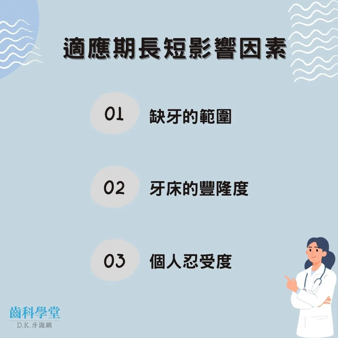 適應期長短影響因素